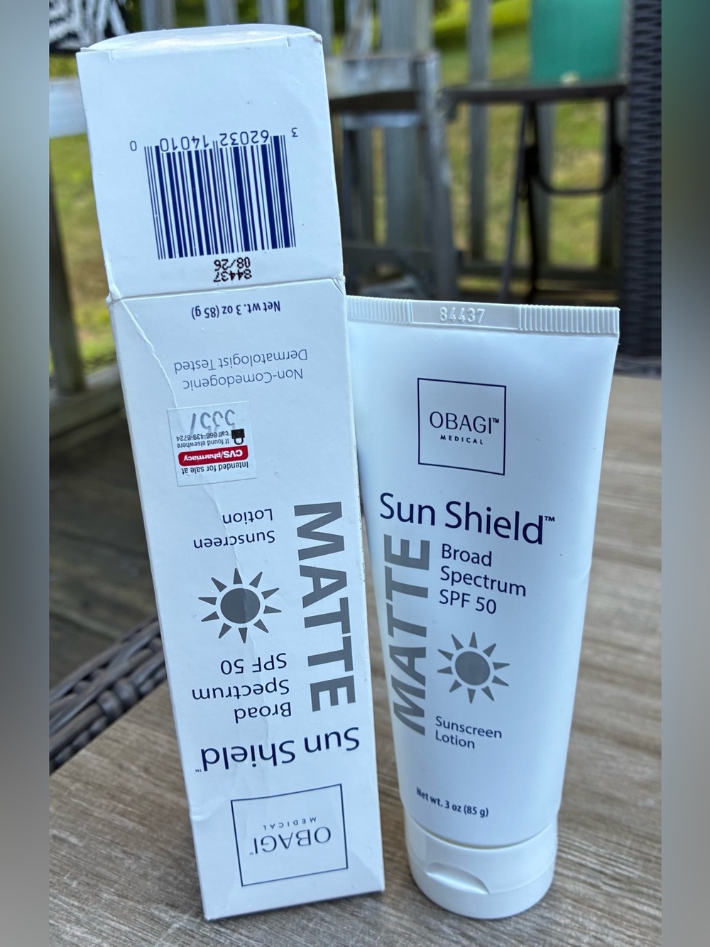 NEW Sealed Obagi Medical Sun Shield Matte SPF 50 Sunscreen Lotion 3 oz